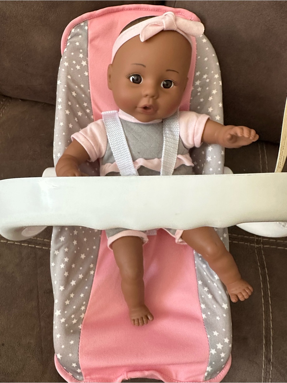 Pink Baby Doll with Headband - Kids Toys